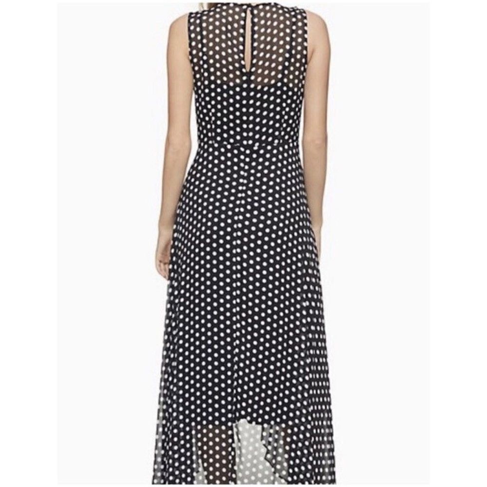 Calvin Klein Polka dot Sleeveless midi dress - Picture 2 of 8